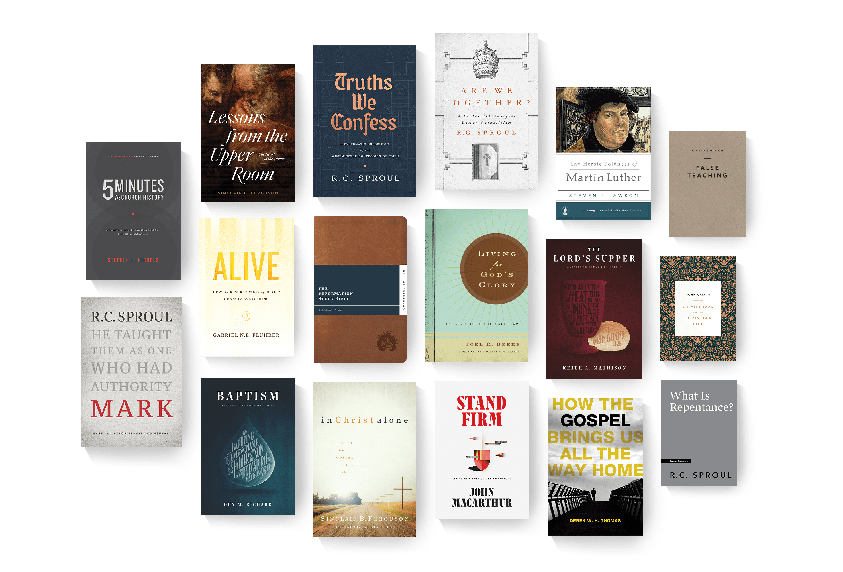 Book covers from various Ligonier-published books