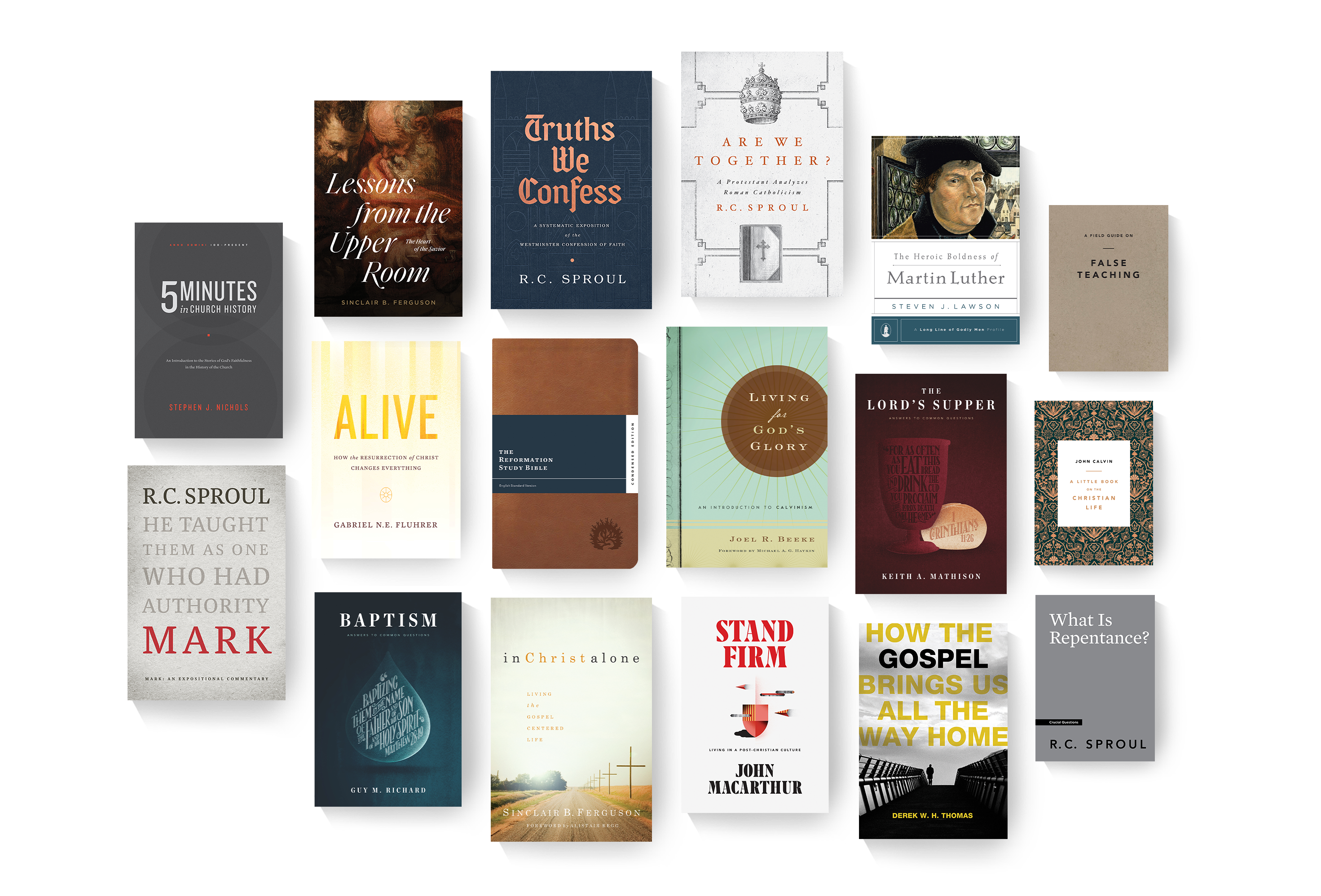 Book covers from various Ligonier-published books